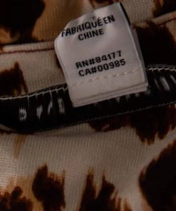 Diane Von Furstenberg Brown Animal Printed Silk Reina Dress S For Women -Diane Von Furstenberg shop luxury women diane von furstenberg used clothes p479875 004