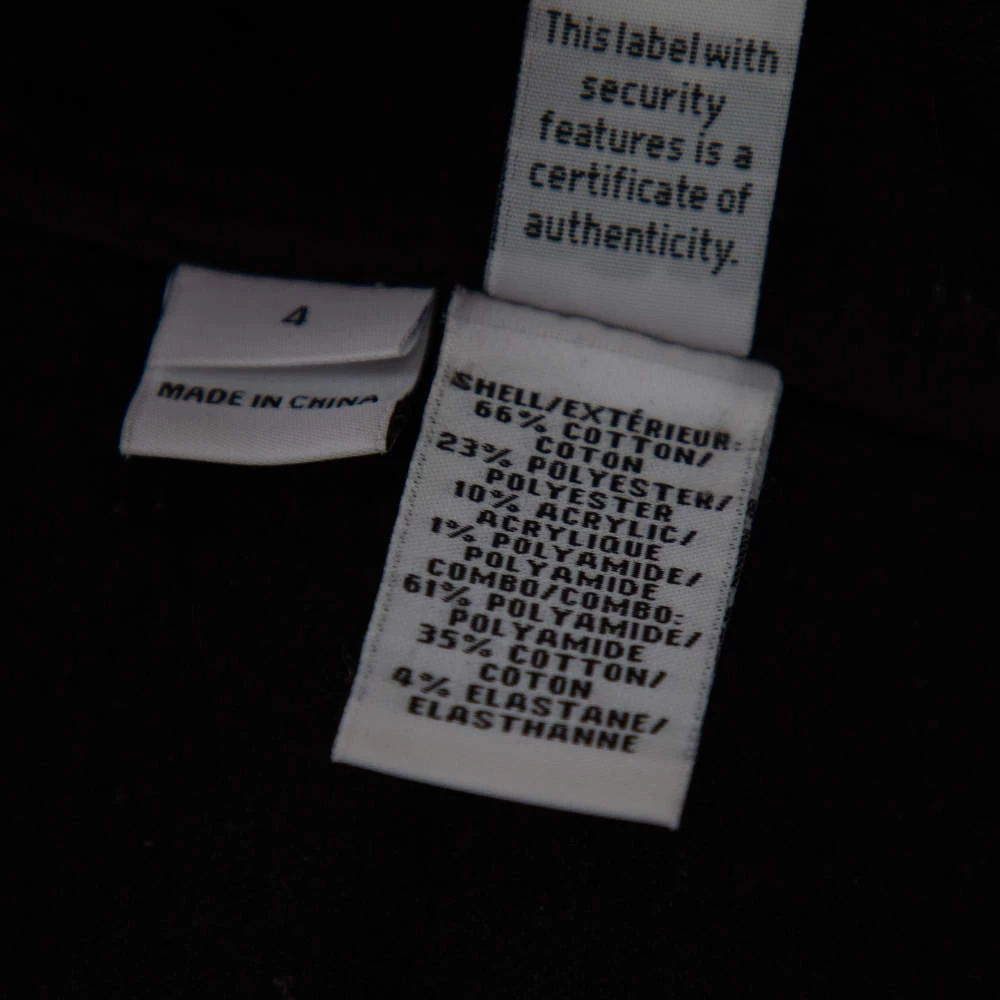 Diane Von Furstenberg Monochrome Tweed Zip Front Collarless Caity Jacket S For Women 8 Diane Von Furstenberg Monochrome Tweed Zip Front Collarless Caity Jacket S For Women - Image 8