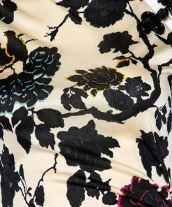 Diane Von Furstenberg Cream Floral Printed Jersey Embellished Open Back Dixie Gown M For Women -Diane Von Furstenberg shop luxury women diane von furstenberg used clothes p482130 1629612422 005