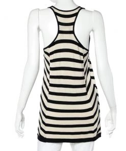 Diane Von Furstenberg Beige & Black Striped Knit Racer Back Tank Top S For Women 7 Diane Von Furstenberg Beige & Black Striped Knit Racer Back Tank Top S For Women -Diane Von Furstenberg shop luxury women diane von furstenberg used clothes p482180 003