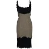 Diane Von Furstenberg Tweed Lace Sleeveless Olivette Dress L For Women