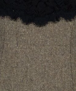 Diane Von Furstenberg Tweed Lace Sleeveless Olivette Dress L For Women -Diane Von Furstenberg shop luxury women diane von furstenberg used clothes p48539 007