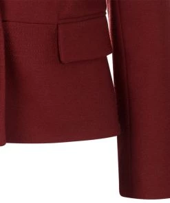 Diane Von Furstenberg Red Tutor Wool Blazer S For Women -Diane Von Furstenberg shop luxury women diane von furstenberg used clothes p48716 005
