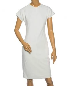 Diane Von Furstenberg White Knit Maizah Short Dress M For Women