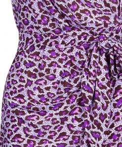 Diane Von Furstenberg Purple New Della Silk Dress S For Women -Diane Von Furstenberg shop luxury women diane von furstenberg used clothes p50130 006
