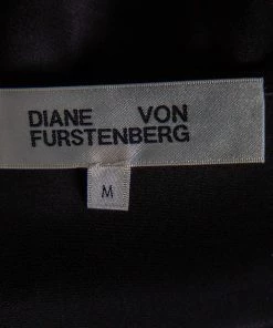 Diane Von Furstenberg Black Satin Klee Sheer Sleeve Wrap Blouse M For Women 14 Diane Von Furstenberg Black Satin Klee Sheer Sleeve Wrap Blouse M For Women -Diane Von Furstenberg shop luxury women diane von furstenberg used clothes p503844 002