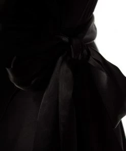 Diane Von Furstenberg Black Satin Klee Sheer Sleeve Wrap Blouse M For Women 12 Diane Von Furstenberg Black Satin Klee Sheer Sleeve Wrap Blouse M For Women -Diane Von Furstenberg shop luxury women diane von furstenberg used clothes p503844 010