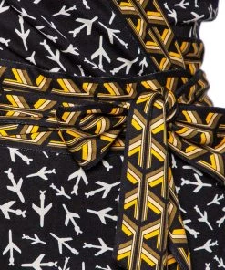 Diane Von Furstenberg Black Printed Silk Lucinda Wrap Dress L For Women -Diane Von Furstenberg shop luxury women diane von furstenberg used clothes p514642 002