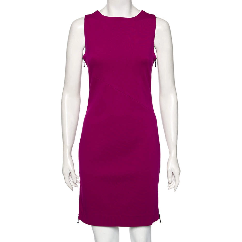 Diane Von Furstenberg Fuchsia Knit Leigh Dress M For Women 1 Diane Von Furstenberg Fuchsia Knit Leigh Dress M For Women