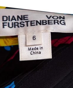 Diane Von Furstenberg Black Floral Printed Silk Pintuck Detail Jumpsuit M For Women -Diane Von Furstenberg shop luxury women diane von furstenberg used clothes p514962 005