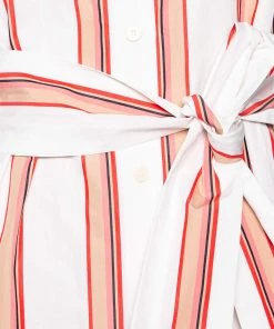 Diane Von Furstenberg White Striped Cotton Belted Oversized Shirt Dress XS For Women 10 Diane Von Furstenberg White Striped Cotton Belted Oversized Shirt Dress XS For Women -Diane Von Furstenberg shop luxury women diane von furstenberg used clothes p525196 005