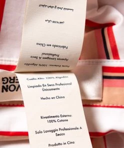 Diane Von Furstenberg White Striped Cotton Belted Oversized Shirt Dress XS For Women 13 Diane Von Furstenberg White Striped Cotton Belted Oversized Shirt Dress XS For Women -Diane Von Furstenberg shop luxury women diane von furstenberg used clothes p525196 008