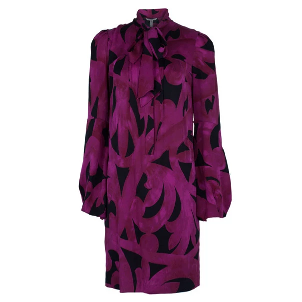 Diane Von Furstenberg Akita Printed Shift Dress S For Women 1 Diane Von Furstenberg Akita Printed Shift Dress S For Women