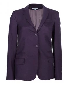 Diane Von Furstenberg Plum Plaxico Blazer S For Women