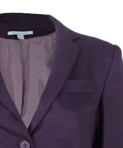 Diane Von Furstenberg Plum Plaxico Blazer S For Women -Diane Von Furstenberg shop luxury women diane von furstenberg used clothes p5526 004