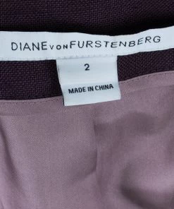 Diane Von Furstenberg Plum Plaxico Blazer S For Women -Diane Von Furstenberg shop luxury women diane von furstenberg used clothes p5526 009