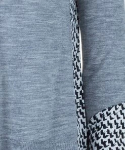 Diane Von Furstenberg Austine Grey Printed Sweater Top S For Women -Diane Von Furstenberg shop luxury women diane von furstenberg used clothes p5556 006