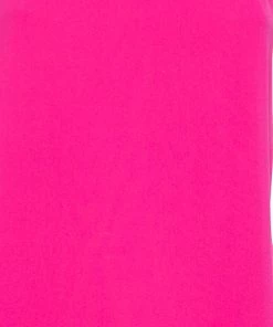 Diane Von Furstenberg Pink & Orange Crepe Kera Combo Halter Neck Dress L For Women -Diane Von Furstenberg shop luxury women diane von furstenberg used clothes p557892 006