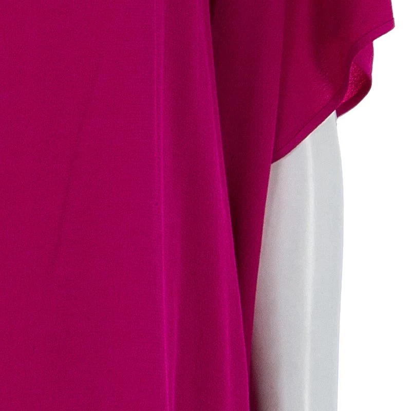Diane Von Furstenberg Fuschia Beonica Dress L For Women 7 Diane Von Furstenberg Fuschia Beonica Dress L For Women - Image 7