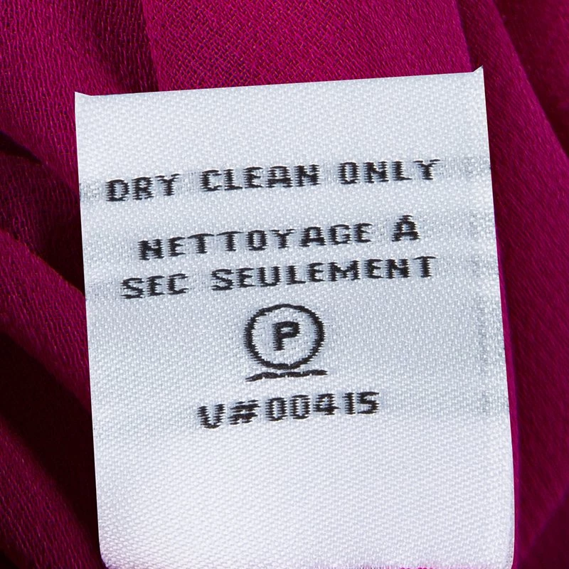 Diane Von Furstenberg Fuschia Beonica Dress L For Women 9 Diane Von Furstenberg Fuschia Beonica Dress L For Women - Image 9