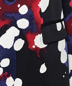 Diane Von Furstenberg Multicolored Printed Silk Vint Stretch Blazer XL For Women -Diane Von Furstenberg shop luxury women diane von furstenberg used clothes p573610 003