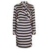 Diane Von Furstenberg Striped Silk Wraparound Helena Shirt Dress L For Women