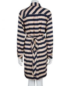 Diane Von Furstenberg Striped Silk Wraparound Helena Shirt Dress L For Women 14 Diane Von Furstenberg Striped Silk Wraparound Helena Shirt Dress L For Women -Diane Von Furstenberg shop luxury women diane von furstenberg used clothes p57439 0003