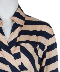 Diane Von Furstenberg Striped Silk Wraparound Helena Shirt Dress L For Women 15 Diane Von Furstenberg Striped Silk Wraparound Helena Shirt Dress L For Women -Diane Von Furstenberg shop luxury women diane von furstenberg used clothes p57439 0004