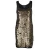 Diane Von Furstenberg Bronze Sequin Chika Dress S For Women