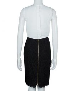 Diane Von Furstenberg Black Lace Scalloped Bottom Scotia Skirt L For Women -Diane Von Furstenberg shop luxury women diane von furstenberg used clothes p58111 003