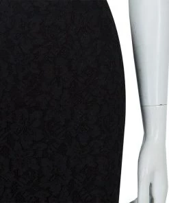 Diane Von Furstenberg Black Lace Scalloped Bottom Scotia Skirt L For Women -Diane Von Furstenberg shop luxury women diane von furstenberg used clothes p58111 004