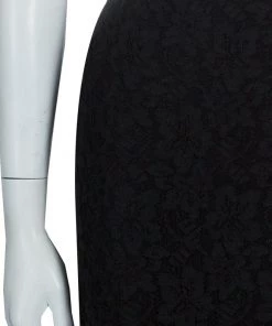 Diane Von Furstenberg Black Lace Scalloped Bottom Scotia Skirt L For Women -Diane Von Furstenberg shop luxury women diane von furstenberg used clothes p58111 005