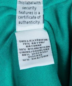 Diane Von Furstenberg Turquoise Lace Long Sleeve Zarita Dress L For Women -Diane Von Furstenberg shop luxury women diane von furstenberg used clothes p58207 014