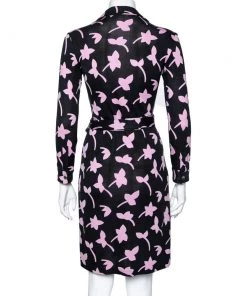 Diane Von Furstenberg Black & Purple Printed Silk Jersey New Jeanne Wrap Dress S For Women 8 Diane Von Furstenberg Black & Purple Printed Silk Jersey New Jeanne Wrap Dress S For Women -Diane Von Furstenberg shop luxury women diane von furstenberg used clothes p588874 001