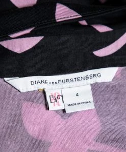 Diane Von Furstenberg Black & Purple Printed Silk Jersey New Jeanne Wrap Dress S For Women 10 Diane Von Furstenberg Black & Purple Printed Silk Jersey New Jeanne Wrap Dress S For Women -Diane Von Furstenberg shop luxury women diane von furstenberg used clothes p588874 005