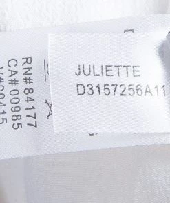 Diane Von Furstenberg White Crepe Draped Front Juliette Belted Dress L For Women -Diane Von Furstenberg shop luxury women diane von furstenberg used clothes p58988 011