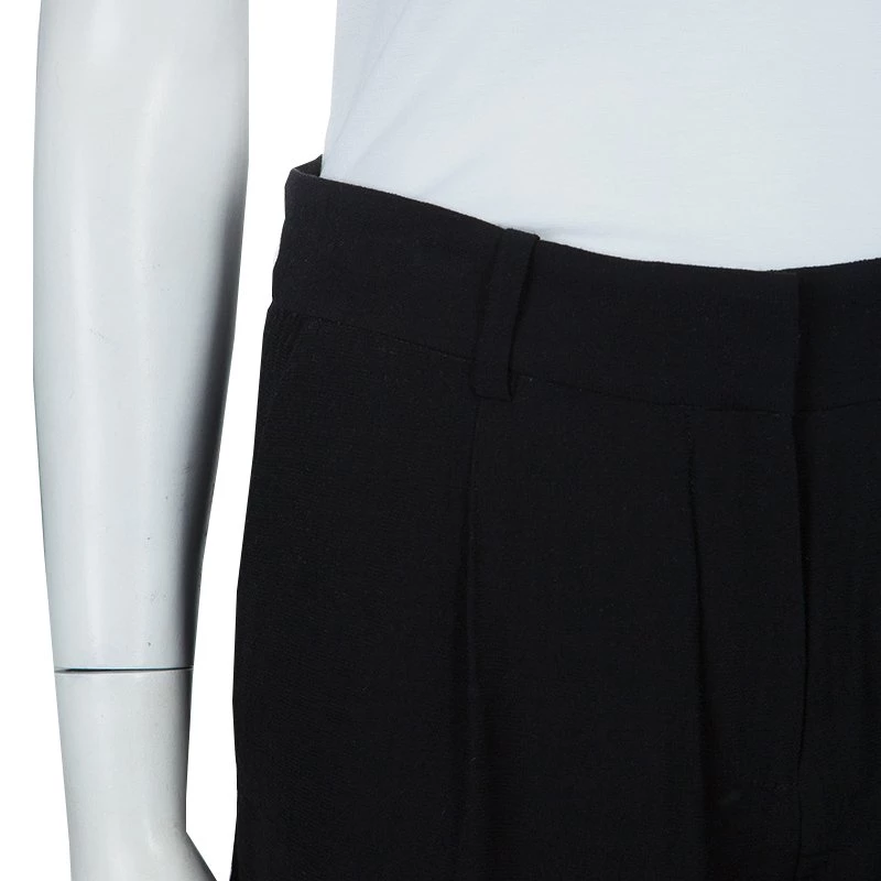 Diane Von Furstenberg Black Scalloped Lace Trim Yara Shorts S For Women 5 Diane Von Furstenberg Black Scalloped Lace Trim Yara Shorts S For Women - Image 5