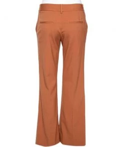 Diane Von Furstenberg Brown Wool Flared Leg Fimby Trousers S For Women -Diane Von Furstenberg shop luxury women diane von furstenberg used clothes p592830 005
