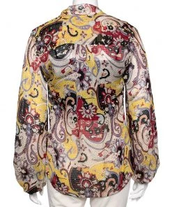 Diane Von Furstenberg Multicolor Printed Silk Neck Tie Tenner Shirt M For Women 8 Diane Von Furstenberg Multicolor Printed Silk Neck Tie Tenner Shirt M For Women -Diane Von Furstenberg shop luxury women diane von furstenberg used clothes p596926 007