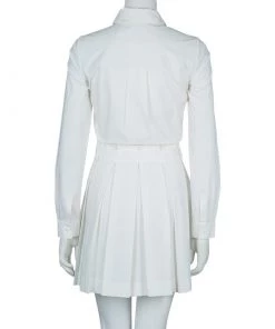 Diane Von Furstenberg White Long Sleeve Belted Montana Shirt Dress S For Women 16 Diane Von Furstenberg White Long Sleeve Belted Montana Shirt Dress S For Women -Diane Von Furstenberg shop luxury women diane von furstenberg used clothes p59851 003