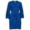 Diane Von Furstenberg Tanyana Blue Silk Dress S For Women