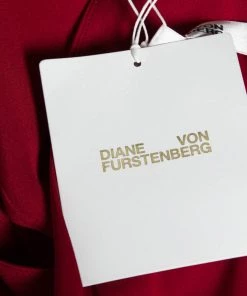 Diane Von Furstenberg Red Silk Side Slit Detail Sleeveless Dress L For Women 13 Diane Von Furstenberg Red Silk Side Slit Detail Sleeveless Dress L For Women -Diane Von Furstenberg shop luxury women diane von furstenberg used clothes p608927 001