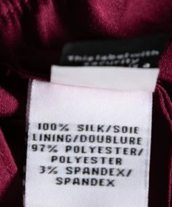 Diane Von Furstenberg Raspberry Red Silk Ruffle Front Flared Hem Top S For Women -Diane Von Furstenberg shop luxury women diane von furstenberg used clothes p614691 001