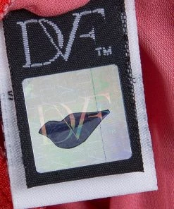 Diane Von Furstenberg Pink Colorblock Silk Edna Dress S For Women -Diane Von Furstenberg shop luxury women diane von furstenberg used clothes p61597 011