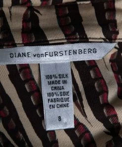 Diane Von Furstenberg Vintage Beige Printed Silk Knit Belted Dress M For Women 10 Diane Von Furstenberg Vintage Beige Printed Silk Knit Belted Dress M For Women -Diane Von Furstenberg shop luxury women diane von furstenberg used clothes p617326 003