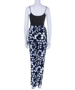 Diane Von Furstenberg Benett Orchid Silk Tapered Pants L For Women -Diane Von Furstenberg shop luxury women diane von furstenberg used clothes p620 003