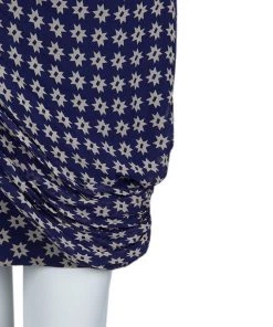 Diane Von Furstenberg Navy Blue Silk Star Print Ruched Francia Dress L For Women 18 Diane Von Furstenberg Navy Blue Silk Star Print Ruched Francia Dress L For Women -Diane Von Furstenberg shop luxury women diane von furstenberg used clothes p63275 007