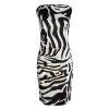 Diane Von Furstenberg Printed Jersey Ruched Glasmary Dress M For Women