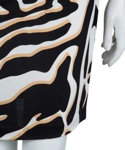 Diane Von Furstenberg Printed Jersey Ruched Glasmary Dress M For Women -Diane Von Furstenberg shop luxury women diane von furstenberg used clothes p63489 006