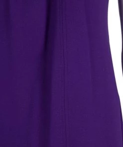 Diane Von Furstenberg Purple Knit Short Sleeve Shalom Dress S For Women -Diane Von Furstenberg shop luxury women diane von furstenberg used clothes p64134 008
